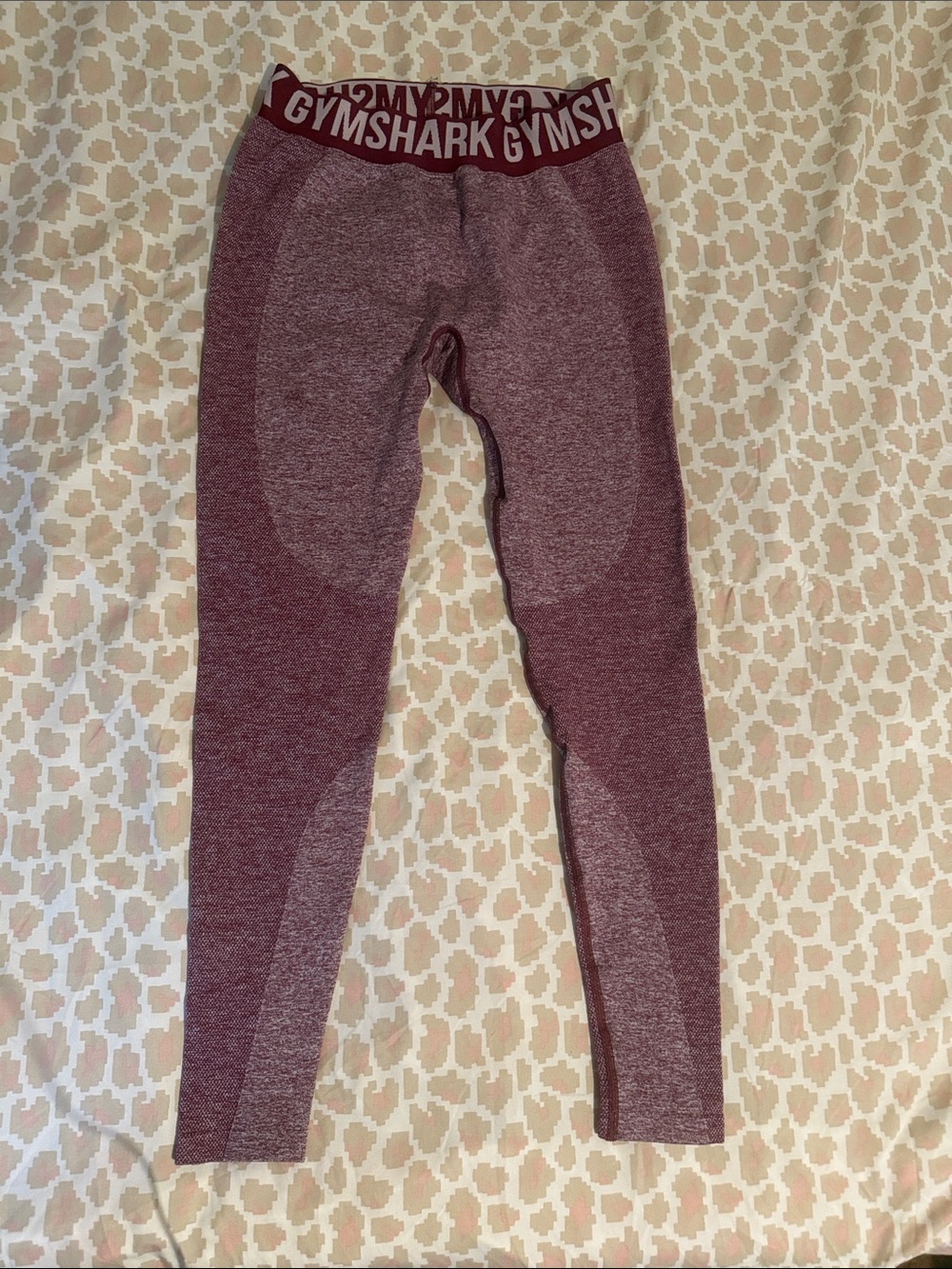 Gymshark Burgundy Seamless High-Waist Leggings